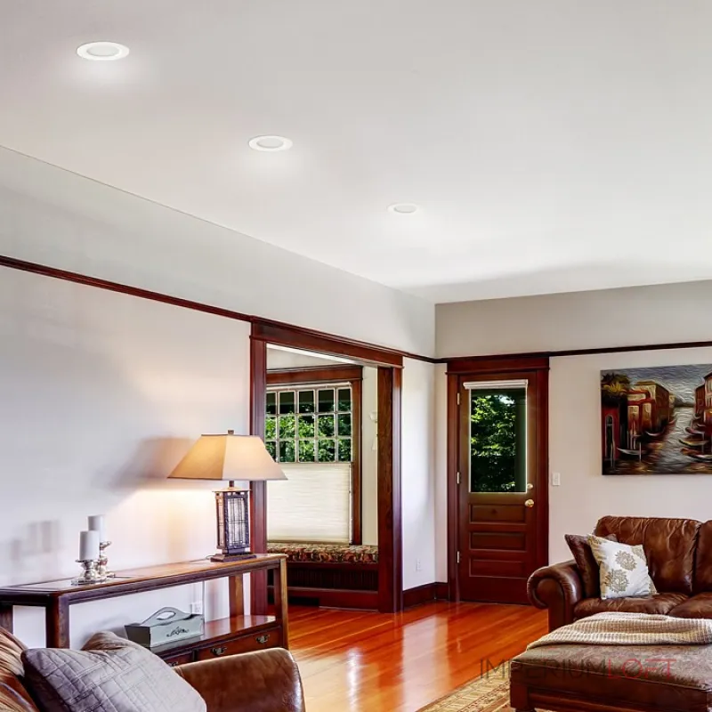 Встраиваемый светильник Novotech Drum 357600 Цвет арматуры черно-белый Цвет плафонов белый от ImperiumLoft