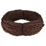 Провод электрический Werkel коричневый Ретро W6452614 от ImperiumLoft