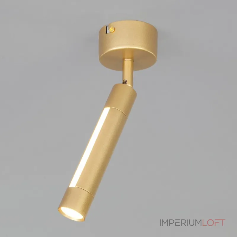 Спот Eurosvet Strong 20084/1 LED матовое золото Цвет арматуры золото Цвет плафонов золото от ImperiumLoft