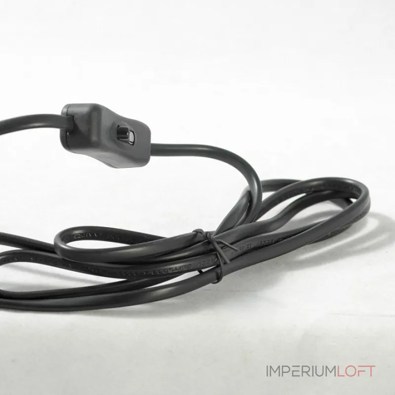 Настольная лампа офисная Lussole Roma LST-4214-01 Цвет арматуры черный Цвет плафонов черный от ImperiumLoft