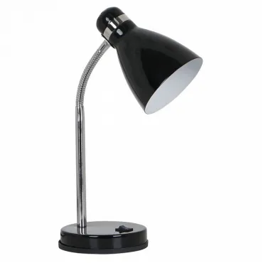 Настольная лампа офисная Arte Lamp Mercoled A5049LT-1BK Цвет арматуры хром Цвет плафонов белый Настольная лампа офисная Arte Lamp Mercoled A5049LT-1BK Цвет арматуры хром Цвет плафонов белый