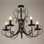 Подвесная люстра Hiper Fleur H105-5 Цвет плафонов прозрачный от ImperiumLoft