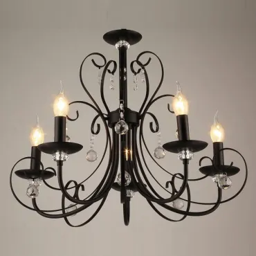 Подвесная люстра Hiper Fleur H105-5 Цвет плафонов прозрачный Подвесная люстра Hiper Fleur H105-5 Цвет плафонов прозрачный