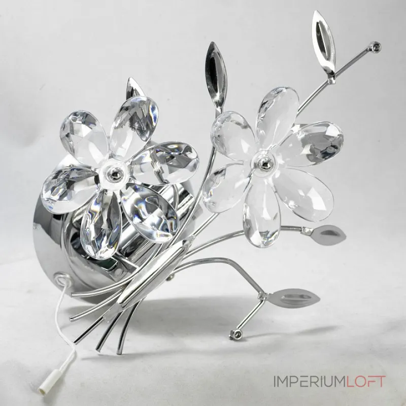 Бра LGO Phoenix LSP-0186 Цвет арматуры хром Цвет плафонов прозрачный от ImperiumLoft