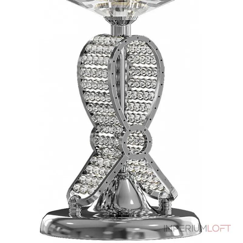 Настольная лампа декоративная Osgona Riccio 705914 Цвет арматуры хром Цвет плафонов хром от ImperiumLoft