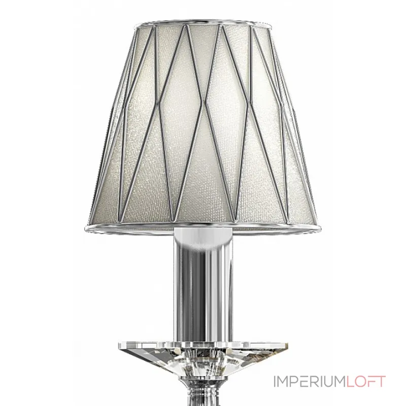 Настольная лампа декоративная Osgona Riccio 705914 Цвет арматуры хром Цвет плафонов хром от ImperiumLoft