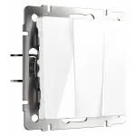 Клавиши для выключателя трехклавишного Werkel белый W1130001 от ImperiumLoft