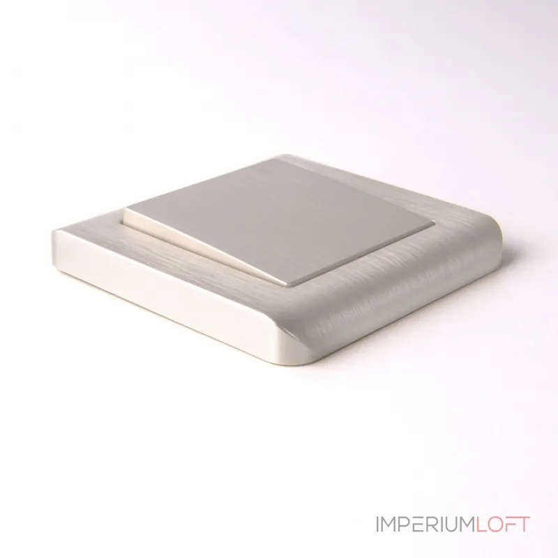 Выключатель проходной одноклавишный без рамки Werkel перламутровый рифленый W1112013 от ImperiumLoft Выключатель проходной одноклавишный без рамки Werkel перламутровый рифленый W1112013 от ImperiumLoft