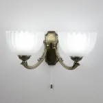 Бра Citilux Севилья CL414323 Цвет арматуры Коричневый Цвет плафонов Белый от ImperiumLoft