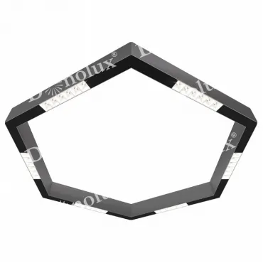 Накладной светильник Donolux DL18515 DL18515С111А36.34.900WB Цвет арматуры серебро Цвет плафонов черно-белый