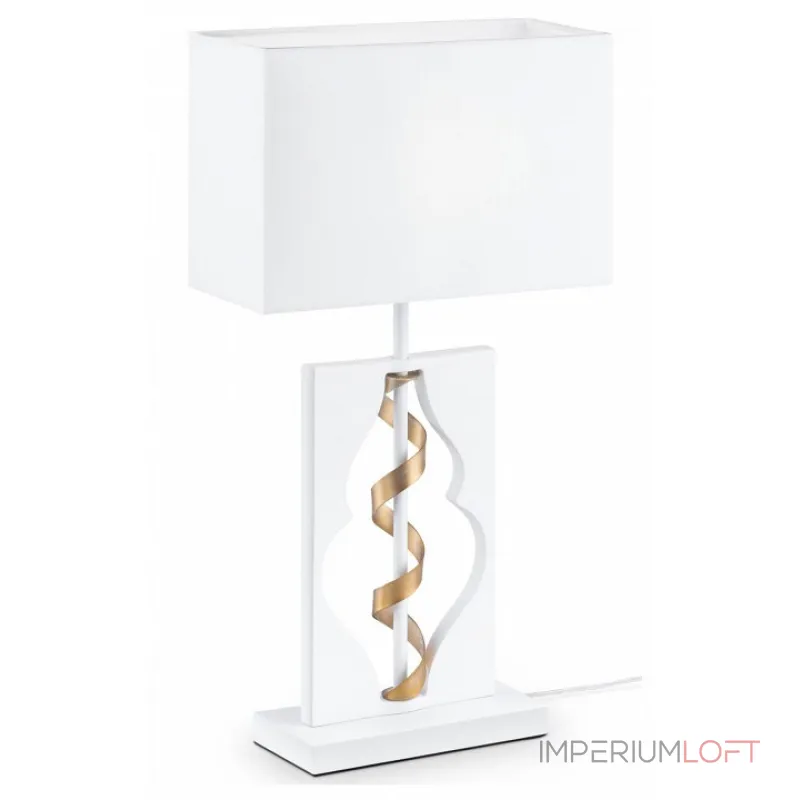 Настольная лампа декоративная Maytoni Intreccio ARM010-11-W Цвет арматуры золото Цвет плафонов белый от ImperiumLoft Настольная лампа декоративная Maytoni Intreccio ARM010-11-W Цвет арматуры золото Цвет плафонов белый от ImperiumLoft