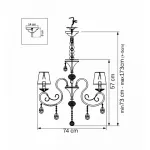 Подвесная люстра Lightstar Ricerco 693082 