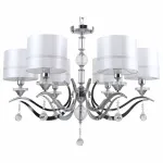 Подвесная люстра Stilfort Flippe 1041/09/06P Цвет арматуры хром Цвет плафонов белый от ImperiumLoft