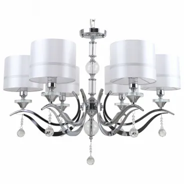 Подвесная люстра Stilfort Flippe 1041/09/06P Цвет арматуры хром Цвет плафонов белый Подвесная люстра Stilfort Flippe 1041/09/06P Цвет арматуры хром Цвет плафонов белый