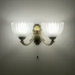 Бра Citilux Севилья CL414323 Цвет арматуры Коричневый Цвет плафонов Белый от ImperiumLoft