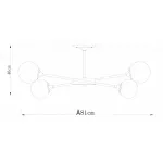 Потолочная люстра Arte Lamp Marco A2703PL-12SG 