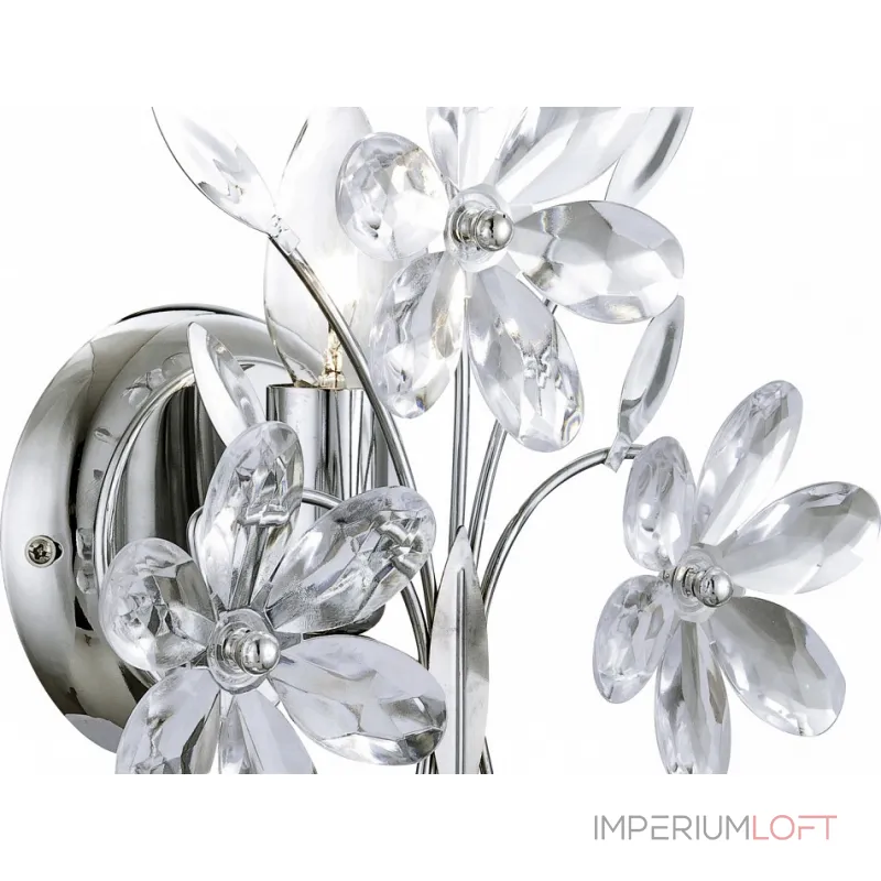 Бра LGO Phoenix LSP-0186 Цвет арматуры хром Цвет плафонов прозрачный от ImperiumLoft