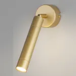 Спот Eurosvet Strong 20084/1 LED матовое золото Цвет арматуры золото Цвет плафонов золото от ImperiumLoft