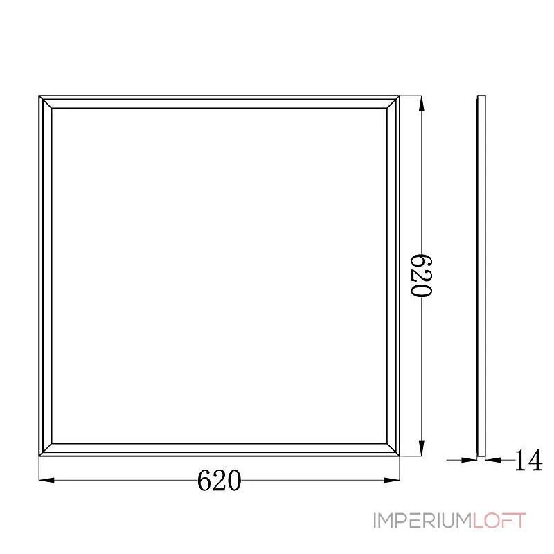 Светильник для потолка Армстронг Deko-Light 100035 Цвет арматуры белый от ImperiumLoft