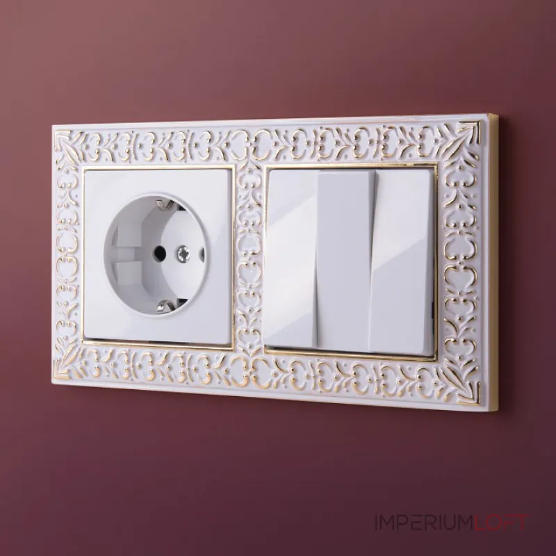 Клавиши для выключателя трехклавишного Werkel белый W1130001 от ImperiumLoft