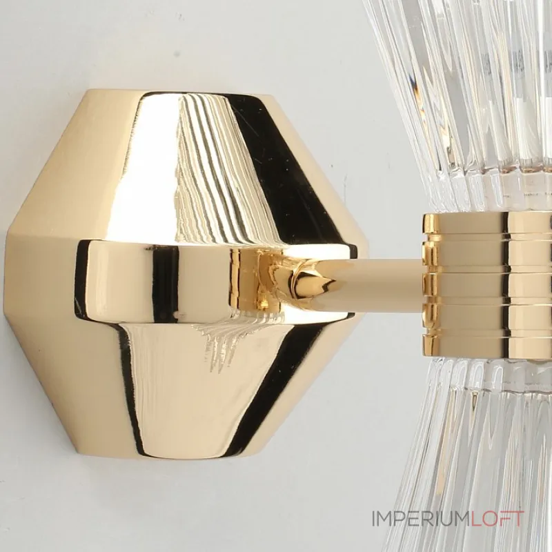 Бра Aployt Elinor APL.801.01.02 Цвет арматуры золото Цвет плафонов прозрачный от ImperiumLoft