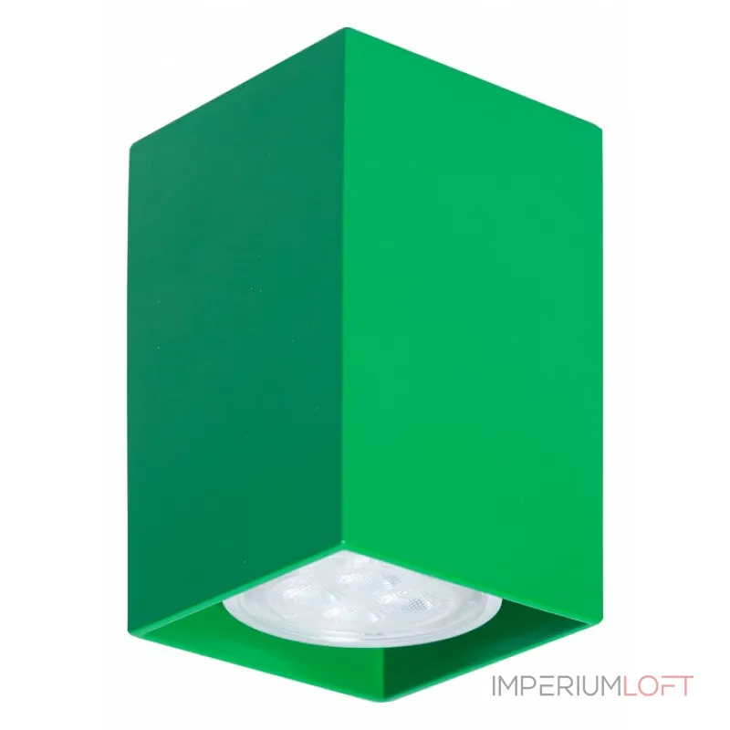 Накладной светильник TopDecor Tubo 6 SQ Tubo6 SQ P1 31 Цвет арматуры зеленый от ImperiumLoft Накладной светильник TopDecor Tubo 6 SQ Tubo6 SQ P1 31 Цвет арматуры зеленый от ImperiumLoft