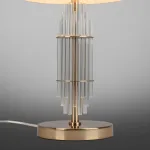 Настольная лампа декоративная Aployt Zhaklin APL.744.04.01 Цвет арматуры золото Цвет плафонов белый от ImperiumLoft