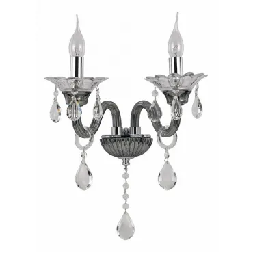 Бра Ideal Lux Colossal COLOSSAL AP2 GRIGIO Цвет арматуры хром Цвет плафонов прозрачный