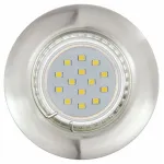 Комплект из 3 встраиваемых светильников Eglo ПРОМО Peneto 94237 Цвет арматуры никель от ImperiumLoft