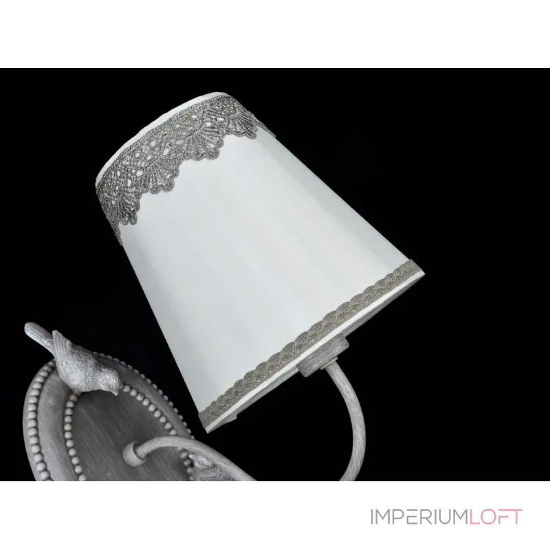 Бра Maytoni Bouquet ARM023-01-S Цвет арматуры серый Цвет плафонов белый от ImperiumLoft