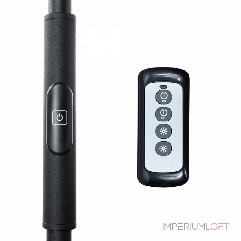 Торшер Arte Lamp Sceptrum A1822PN-1BK Цвет плафонов черно-белый Цвет арматуры черный от ImperiumLoft