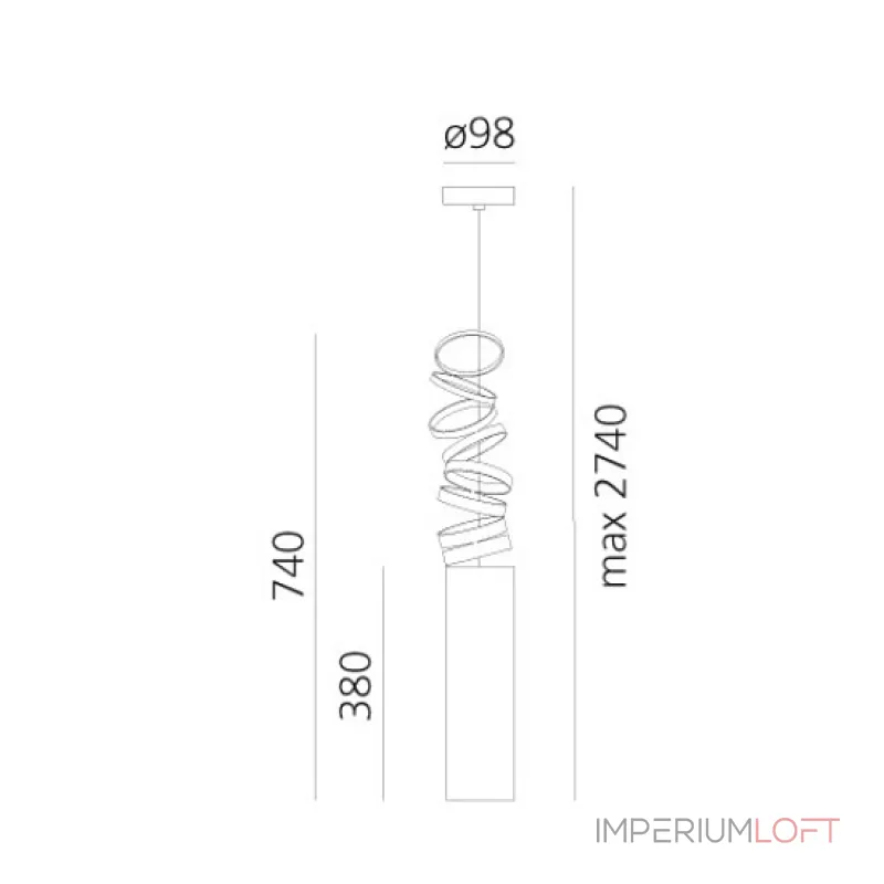 Подвесной светильник Artemide Decompose DOI4600A80