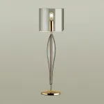 Настольная лампа декоративная Odeon Light Tower 4850/1T Цвет плафонов серый Цвет арматуры золото от ImperiumLoft