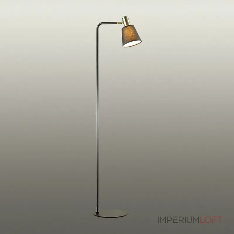 Торшер Lumion Marcus 3638/1F Цвет арматуры бронза Цвет плафонов черный от ImperiumLoft