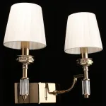 Бра Aployt Patricia APL.716.11.02 Цвет арматуры бронза Цвет плафонов белый от ImperiumLoft