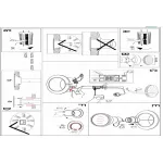 Комплект из 3 встраиваемых светильников Eglo ПРОМО Peneto 94237 Цвет арматуры никель от ImperiumLoft