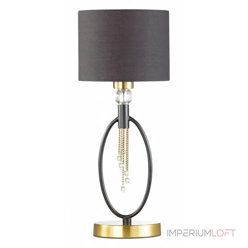 Настольная лампа декоративная Lumion Santiago 4516/1T цвет арматуры латунь цвет плафонов черный от ImperiumLoft Настольная лампа декоративная Lumion Santiago 4516/1T цвет арматуры латунь цвет плафонов черный от ImperiumLoft