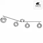 Спот Arte Lamp Fascio A8971PL-4CC Цвет арматуры хром Цвет плафонов белый от ImperiumLoft