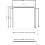 Рамка на 1 светильник Deko-Light 930232 Цвет арматуры белый от ImperiumLoft