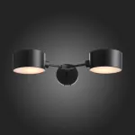 Бра EVOLUCE Gimento SLE183401-02 Цвет арматуры черный Цвет плафонов серый от ImperiumLoft