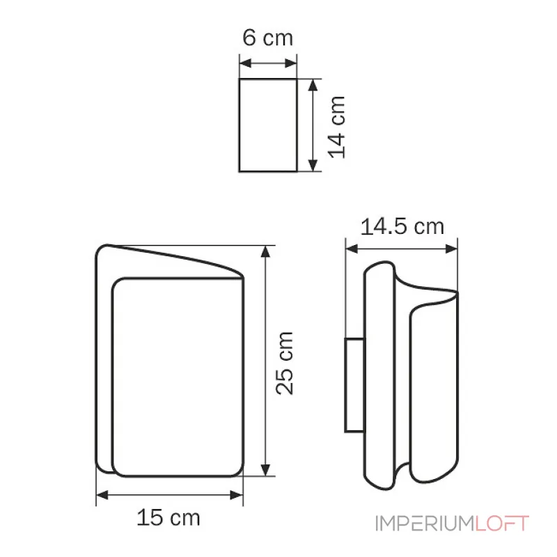 Накладной светильник Lightstar Pittore 811610 Цвет арматуры белый от ImperiumLoft