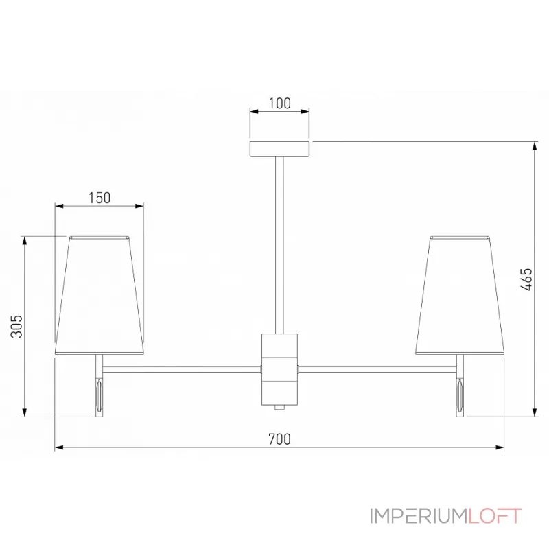 Люстра на штанге 60137/6 Люстра на штанге 60137/6