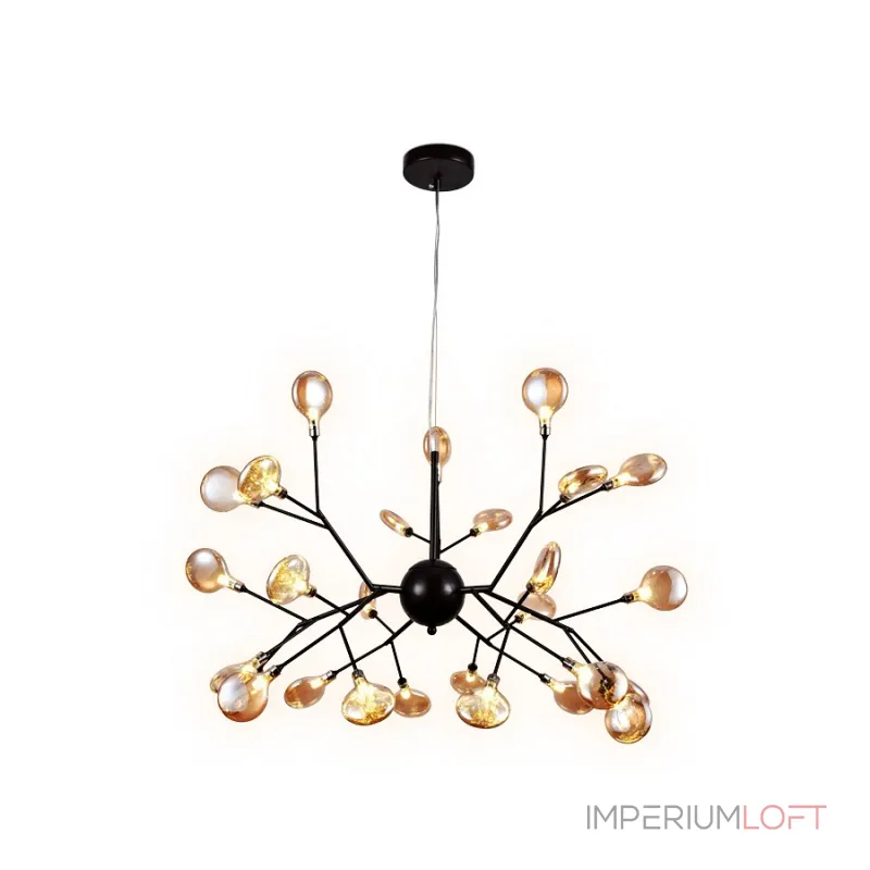 Подвесная люстра Ambrella Traditional 1 TR3013 Цвет плафонов янтарный Цвет арматуры черный от ImperiumLoft Подвесная люстра Ambrella Traditional 1 TR3013 Цвет плафонов янтарный Цвет арматуры черный от ImperiumLoft