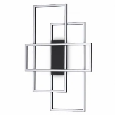 Накладной светильник Ideal Lux Frame FRAME PL RETTANGOLO NERO Цвет плафонов чёрный