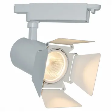 Светильник на штанге Arte Lamp Track Lights A6730PL-1WH Цвет арматуры белый Цвет плафонов белый Светильник на штанге Arte Lamp Track Lights A6730PL-1WH Цвет арматуры белый Цвет плафонов белый