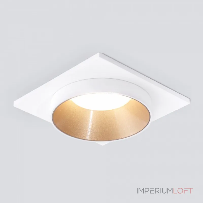 Встраиваемый светильник Elektrostandard 116 MR16 a053346 Цвет арматуры золото от ImperiumLoft