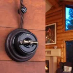 Провод электрический Werkel коричневый Ретро W6452614 от ImperiumLoft