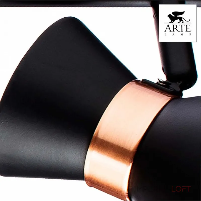 Спот Arte Lamp Baltimore A1406PL-3BK Цвет арматуры золото Цвет плафонов черный от ImperiumLoft Спот Arte Lamp Baltimore A1406PL-3BK Цвет арматуры золото Цвет плафонов черный от ImperiumLoft