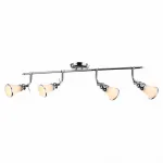 Спот Arte Lamp Vento A9231PL-4CC Цвет арматуры хром Цвет плафонов белый от ImperiumLoft
