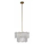 Люстра на штанге Indigo Inverno 12013/6R Brass